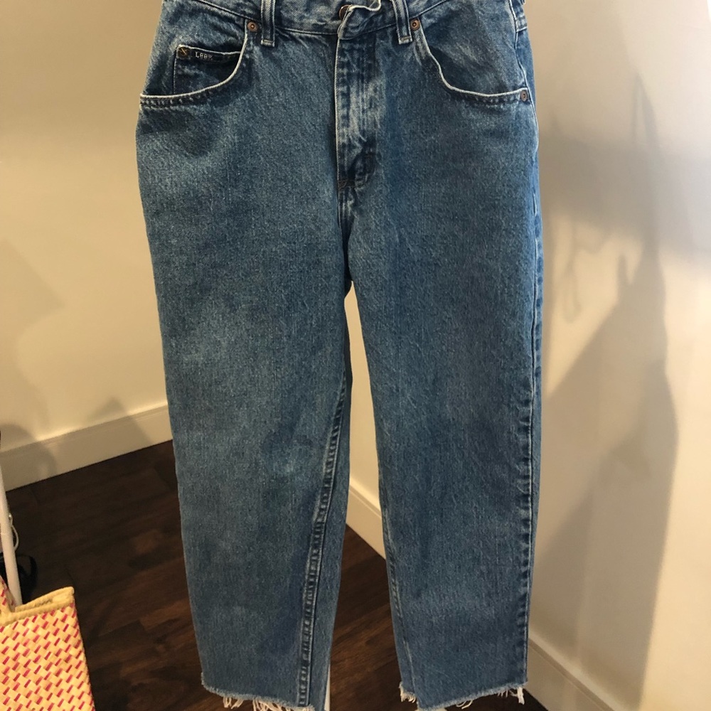 Vintage Lee High Waisted Jeans - waist size 25
